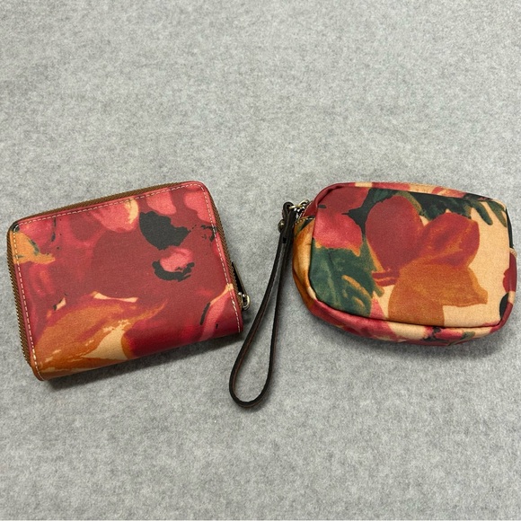 Patricia Nash Multicolor Floral Wallet and Pouch - Picture 2 of 12